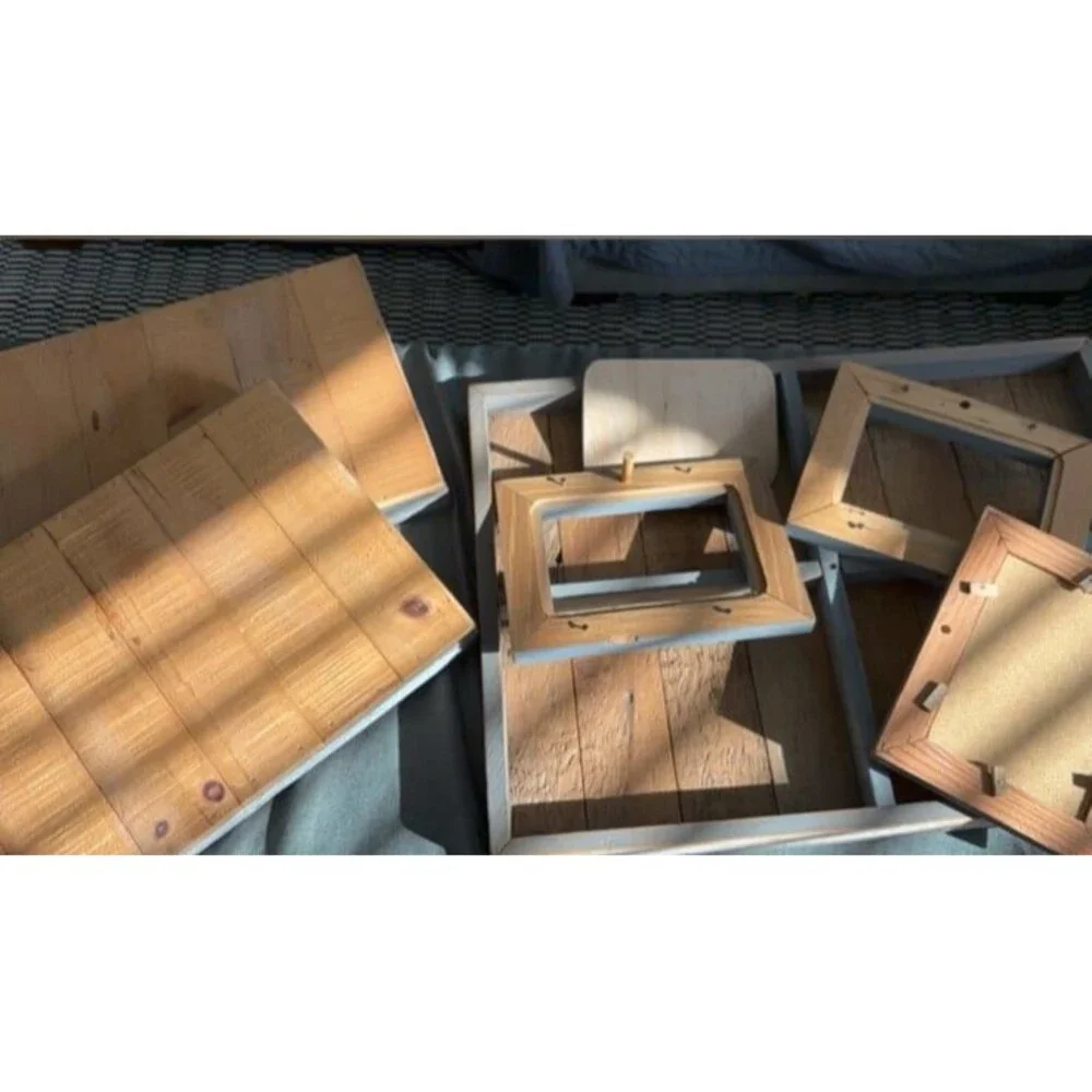 Rustic Picture Frame Set of 6